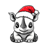 Rhinocéros Noël Noël