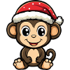 Monkey Christmas Christmas