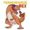 Turkeysaurus Rex Lustiges Kinder-Kleinkind-Ernteda