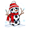 Snowman Soccer Balls
