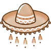 Minimalist Sombrero Illustration