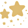Playful Yellow Stars Design