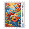 Airbrush-Illustration "Fish 02" EN