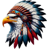 Aigle amérindien Peaux rouges américaines