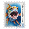 Airbrush-Illustration „Fish 05“ EN