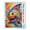 Airbrush-Illustration "Fish 03" EN