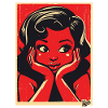 Retro Cartoon Girl