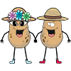 potato, potatoes, vegetables, funny, funny, funny,