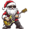 Santa Claus Guitar