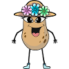 Potato Girl Vegetables Potatoes