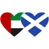 United Arab Emirates Scotland Flag