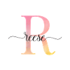 L | Monogramme | Nom | Reese |Aquarelle