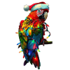 Perroquet Noël