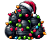 Chapeau de Père Noël Slamball