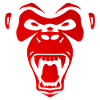 Red gorilla
