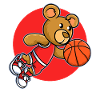 Basket-ball Ballon Teddy Bear