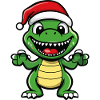 Dinosaur T-Rex Christmas Christmas