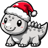 Dinosaur stegosaurus Christmas Christmas