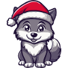 Wolf Weihnachten Christmas
