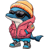 Dolphin Winter Comic