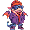 Drache Winter Comic