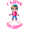 I love skiing