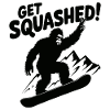 Sasquatch Bigfoot Snowboard Snowboarder