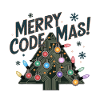 Christmas Merry Code Mas Festive Holidays