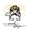 Glitter confetti saying