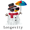 Longevity Schneemann – Humorvolles Winterdesign