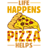 Witziger Pizza Spruch