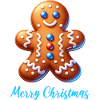 Gingerbread Christmas Merry Christmas