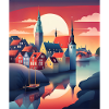 La ville du Danemark