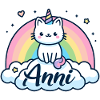 Anni Last name First name Unicorn cat