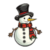Snowman Winter Snow