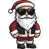 Weihnachtsmann Cool Santa Rocker