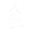 Weihnachtsbaum Silhouette mit Stern