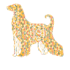 Afghan Hound Geometric