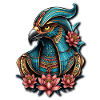 Egyptian falcon god.