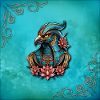 Egyptian falcon god.