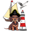 Dachshund Dog Maritime