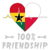Ghana and Poland 100% friendship