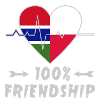 Gambia und Polen 100% Freundschaft