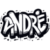 André Nom Prénom Graffiti