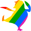 Rainbow Penguin Does Karate