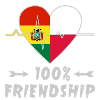 Bolivia and Poland 100% friendship