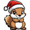 Écureuil Noël Noël