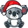 Koala Weihnachten Christmas