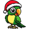 Papagai Weihnachten Christmas