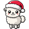 Alpaga Lama Noël Noël